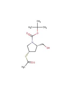 Astatech TERT-BUTYL (2S,4S)-4-(ACETYLTHIO)-2-(HYDROXYMETHYL)PYRROLIDINE-1-CARBOXYLATE; 1G; Purity 98%; MDL-MFCD11616270